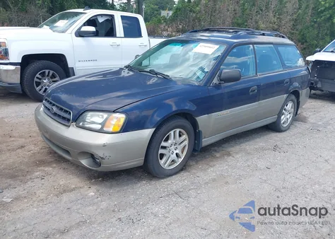 2002 Subaru Outback from USA, damaged, VIN 4S3BH665527656941